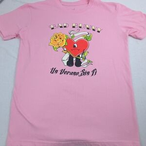 Bad Bunny Worlds Hottest Tour 2022 Official Merch Shirt Un Verano Sin Ti  Size S